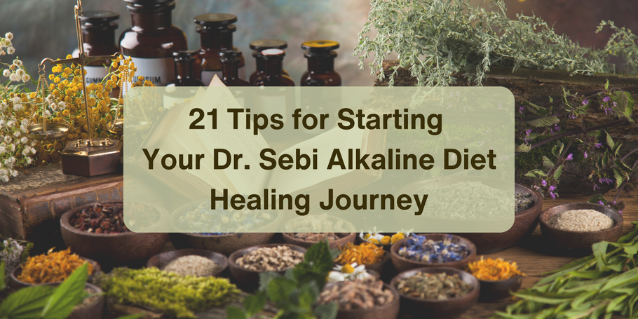 21 Tips for Starting Your Dr. Sebi Alkaline Diet Healing Journey